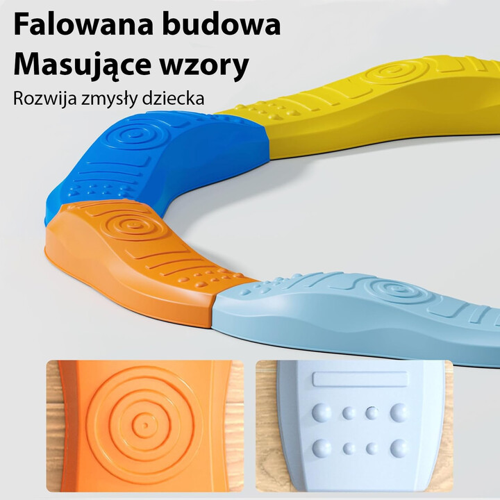WOOPIE Równoważnia Modułowa Tor Ścieżka Sensoryczna Okrąg