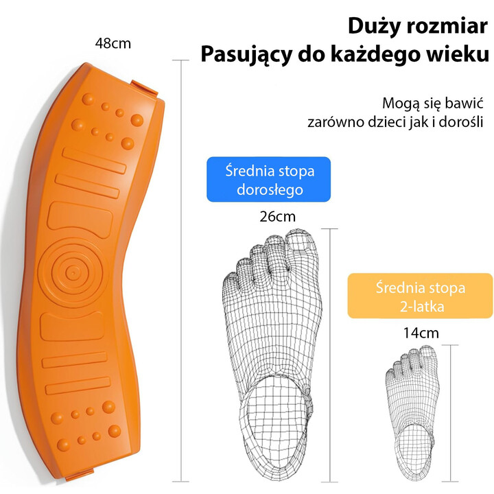 WOOPIE Równoważnia Modułowa Tor Ścieżka Sensoryczna Okrąg
