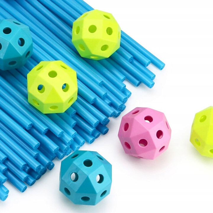 WOOPIE Construction Set XXL Tent Base Tube Straws 340 pcs.