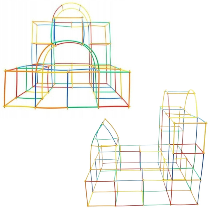 WOOPIE Building Blocks Colorful Straws 1200 pcs.