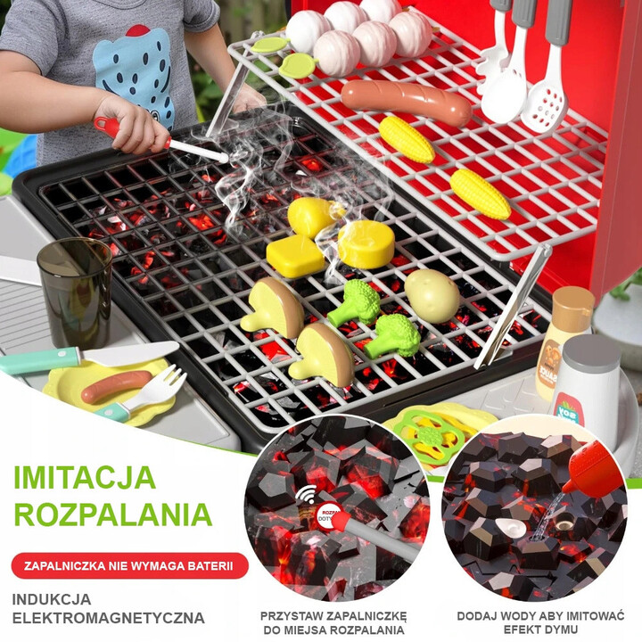 WOOPIE Grill Barbecue Garden Kitchen Interactive Pair LED Set XL 41 pcs.