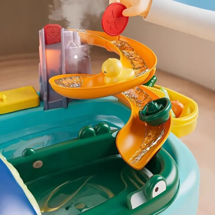 WOOPIE 4-in-1 Water Table, Fishing Game, Sink, Water Slide, Giraffe