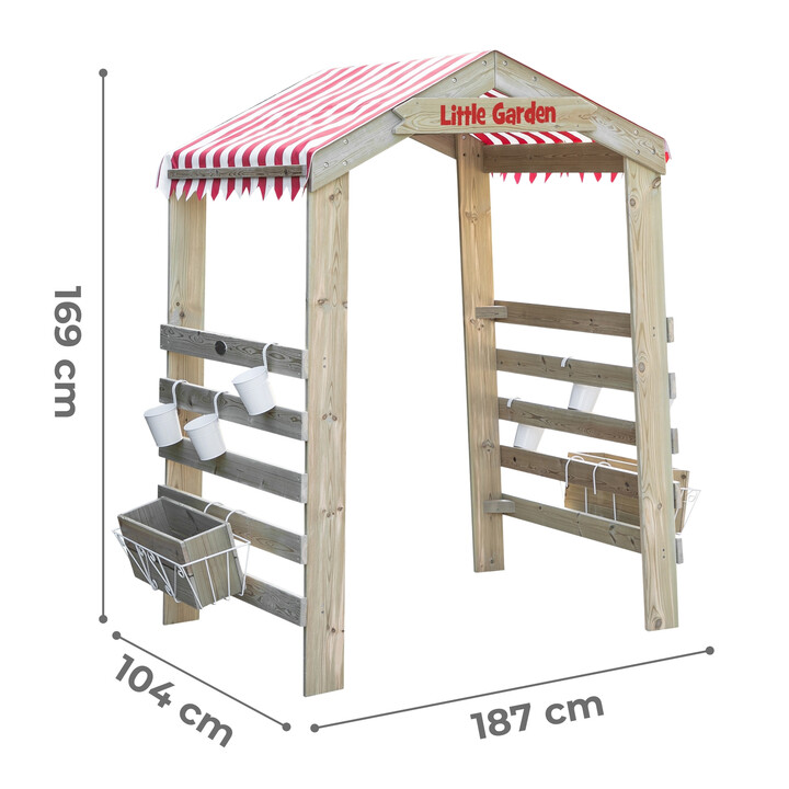 CLASSIC WORLD EDU Wooden Garden Gate Pergola Flower Stand