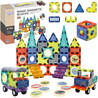 WOOPIE Magnetic Blocks 3D Set Castle Vehicles 71pcs.