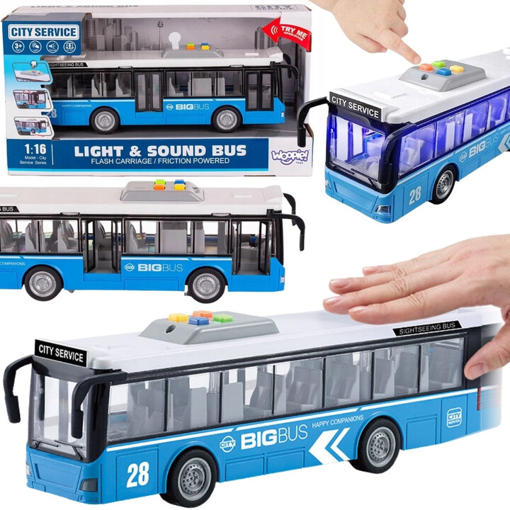 WOOPIE Interactive Electric City Bus 1:16