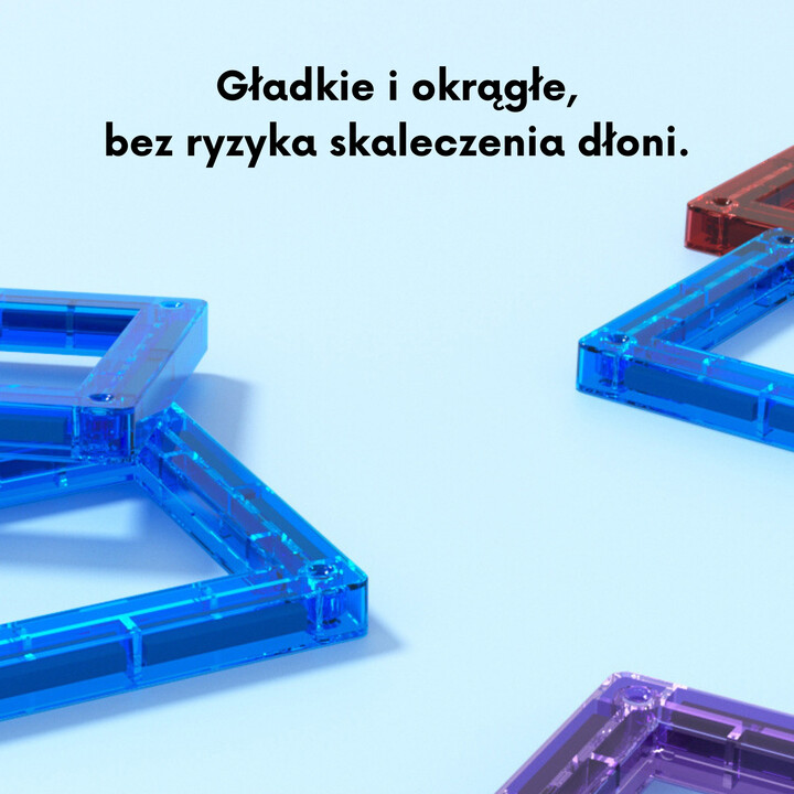 WOOPIE Przestrzenne Klocki Magnetyczne Nauka Liczb 70 Elementów