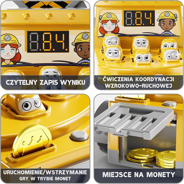 WOOPIE Ciężarówka Budowlana Uderz Kreta 2w1