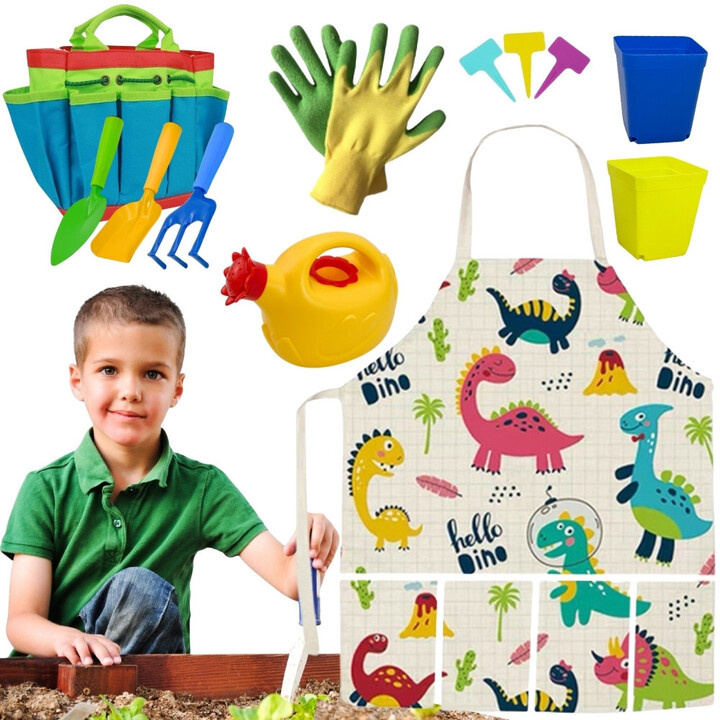 WOOPIE Little Gardener's Set 15 pcs Dinosaurs
