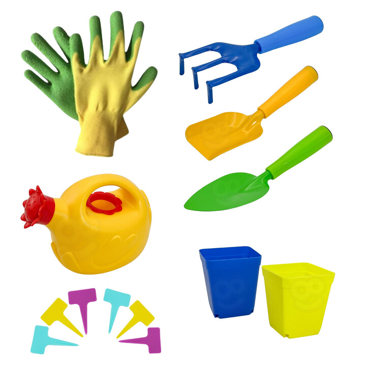 WOOPIE Little Gardener's Set 15 pcs Dinosaurs