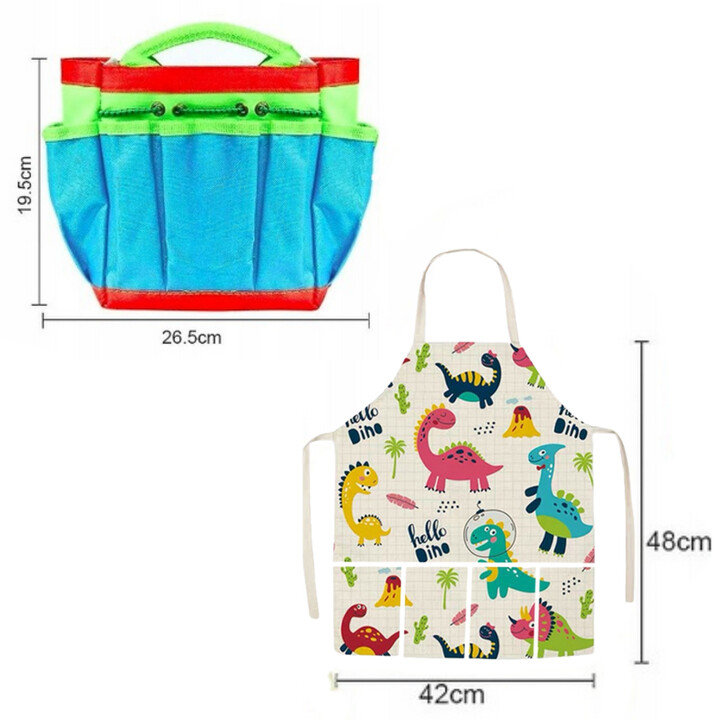 WOOPIE Little Gardener's Set 15 pcs Dinosaurs