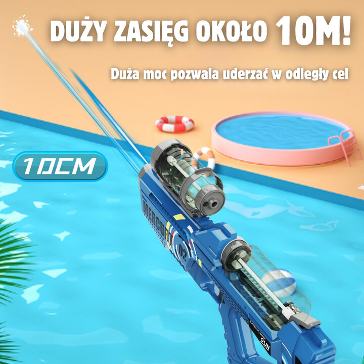 WOOPIE Pistolet Na Wodę Elektryczny Automayczny