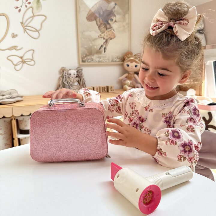WOOPIE Salon Fryzjerski Kosmetyczka w Kuferku 2w1 43 el.