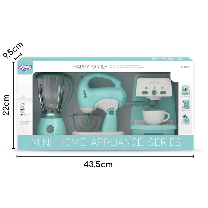 WOOPIE 3-in-1 Household Appliances Set: Coffee Maker, Mixer, Blender, Sound and Light Effects