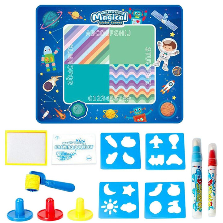 WOOPIE Water Painting Mat XXL 100x80cm Cosmos Blue