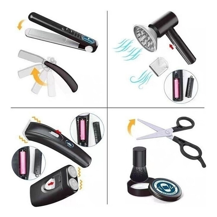 WOOPIE Barber Hairdressing Set for Kids Styling Salon 24pcs.
