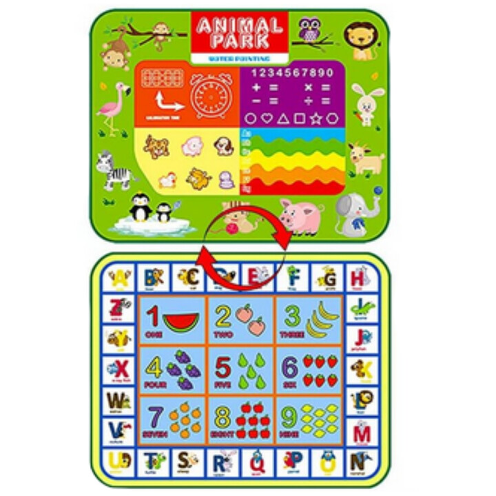 WOOPIE 2-in-1 Water Painting Mat XXL Double-Sided Animals