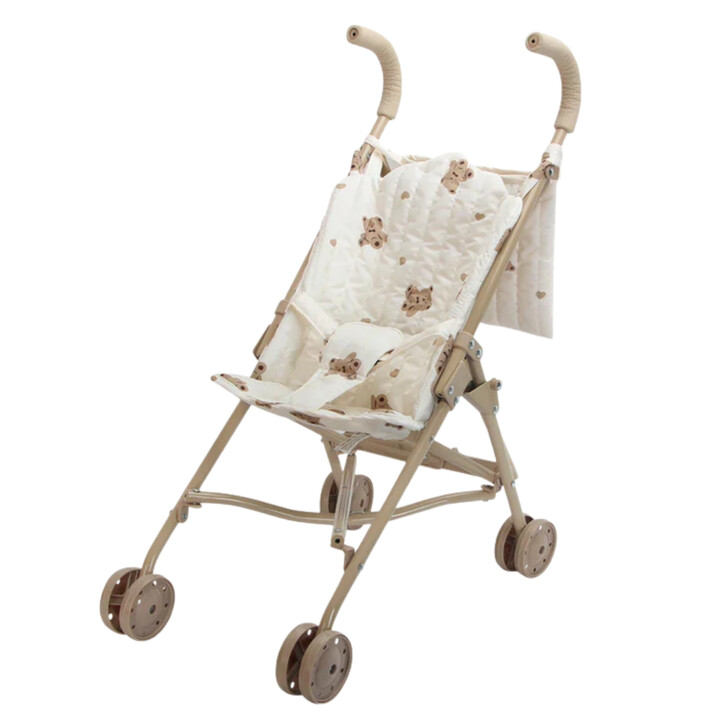 WOOPIE ROYAL Vintage Teddy Bear Doll Stroller