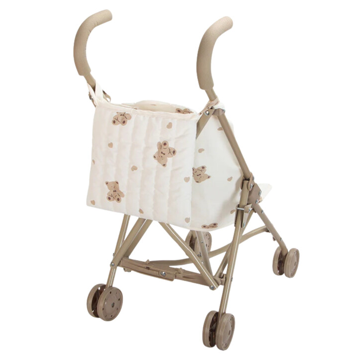 WOOPIE ROYAL Vintage Teddy Bear Doll Stroller