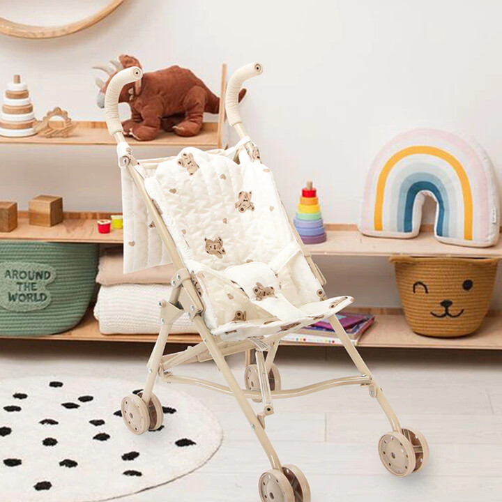 WOOPIE ROYAL Vintage Teddy Bear Doll Stroller