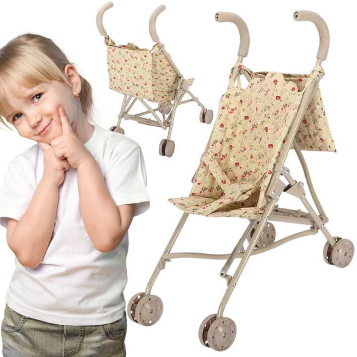 WOOPIE ROYAL Vintage Rose Dolls' Pram