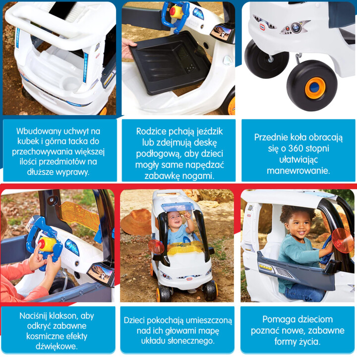 LITTLE TIKES Cozy Coupe Ride-On - Space Rover