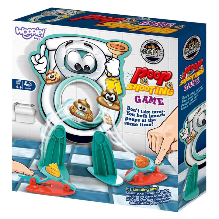 WOOPIE Family Skill Game: Shot Poop in the Toilet