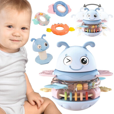 WOOPIE Baby Wanka Stand Up Sensory Toy 2 in 1 Rattle Teether