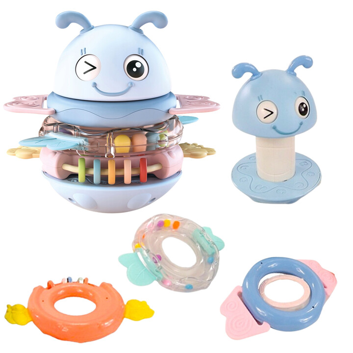 WOOPIE Baby Wanka Stand Up Sensory Toy 2 in 1 Rattle Teether