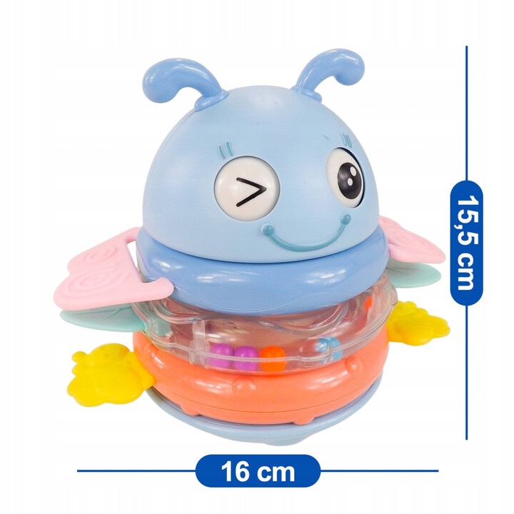 WOOPIE Baby Wanka Stand Up Sensory Toy 2 in 1 Rattle Teether