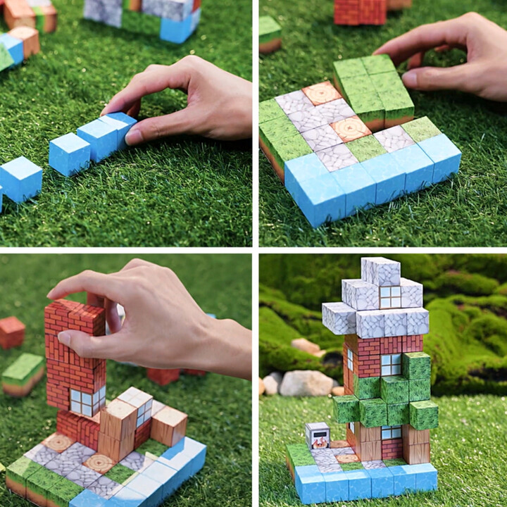 WOOPIE Magnetic Construction Blocks World of Blocks 108 pcs.