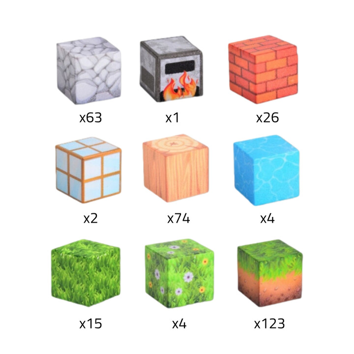 WOOPIE Magnetic Construction Blocks World of Blocks 108 pcs.