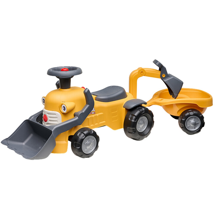 FALK Marcel Ride-on Excavator Walker with Trailer
