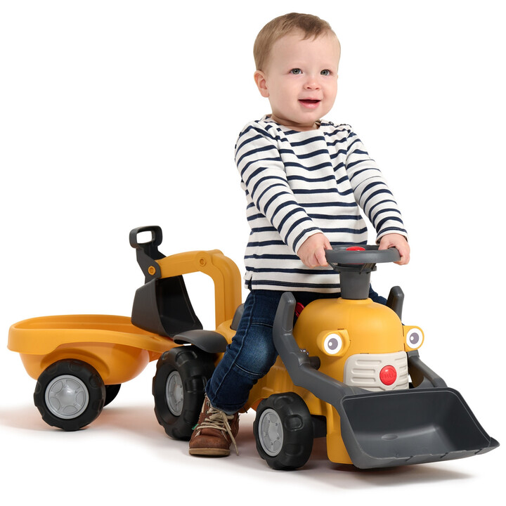 FALK Marcel Ride-on Excavator Walker with Trailer