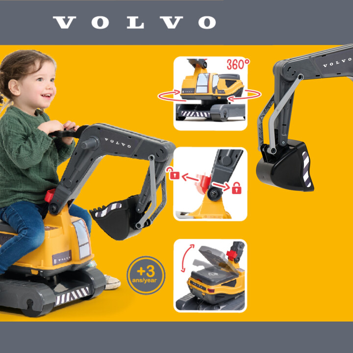 FALK Volvo Articulated Excavator Swivel Cab Shovel