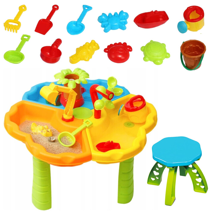 WOOPIE Water Table with Chair 2 in 1 Sandbox