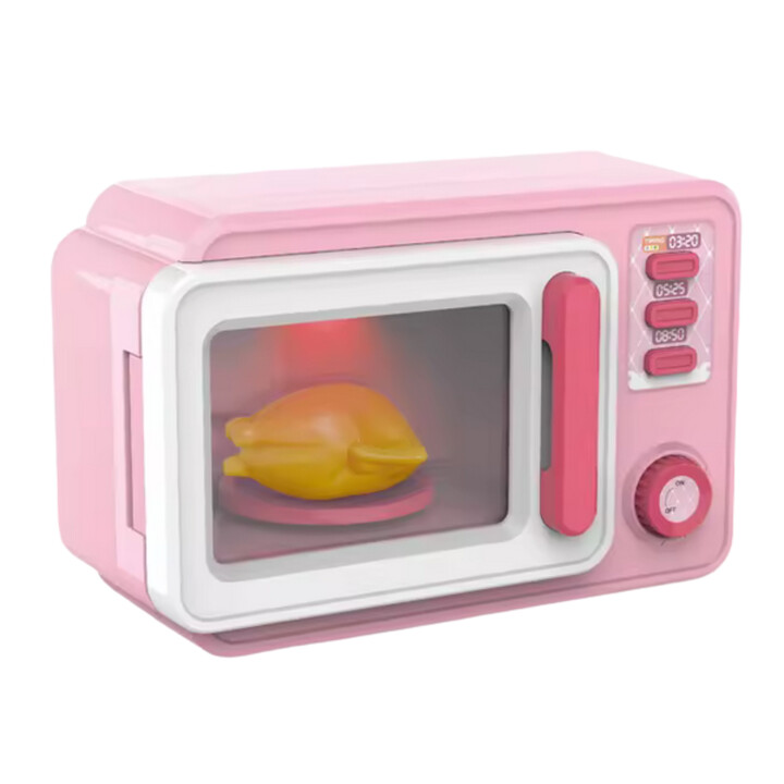 WOOPIE Różowa Kuchenka Mikrofalowa z Kurczakiem