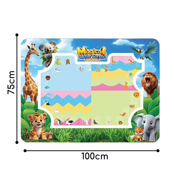 WOOPIE Safari Water Painting Mat Letters and Numbers
