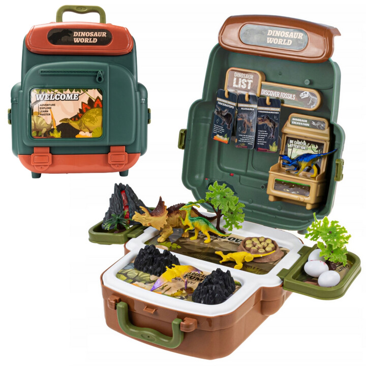 WOOPIE Dinosaur World Suitcase - Educational Dinosaur Explorer Set