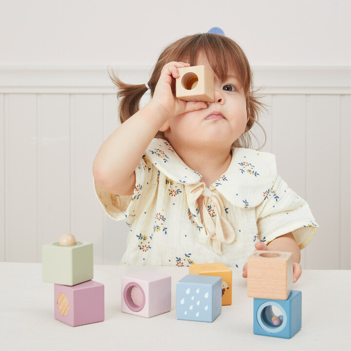 VIGA PolarB Wooden Sensory Blocks