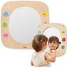 VIGA Wooden Board with Mirror and Emoticons