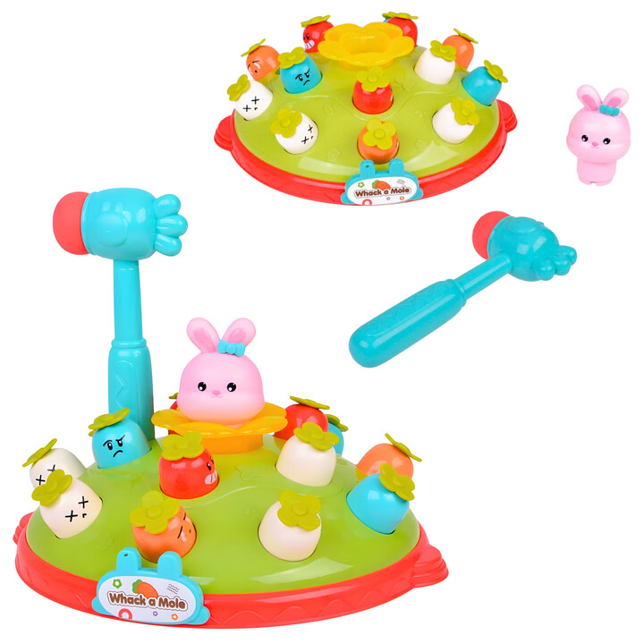 WOOPIE BABY Interactive Skill Game Hammer the Carrot Educational Hit the Mole