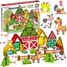 WOOPIE Magnetic Building Blocks 7.5 cm Farm 50 pcs.
