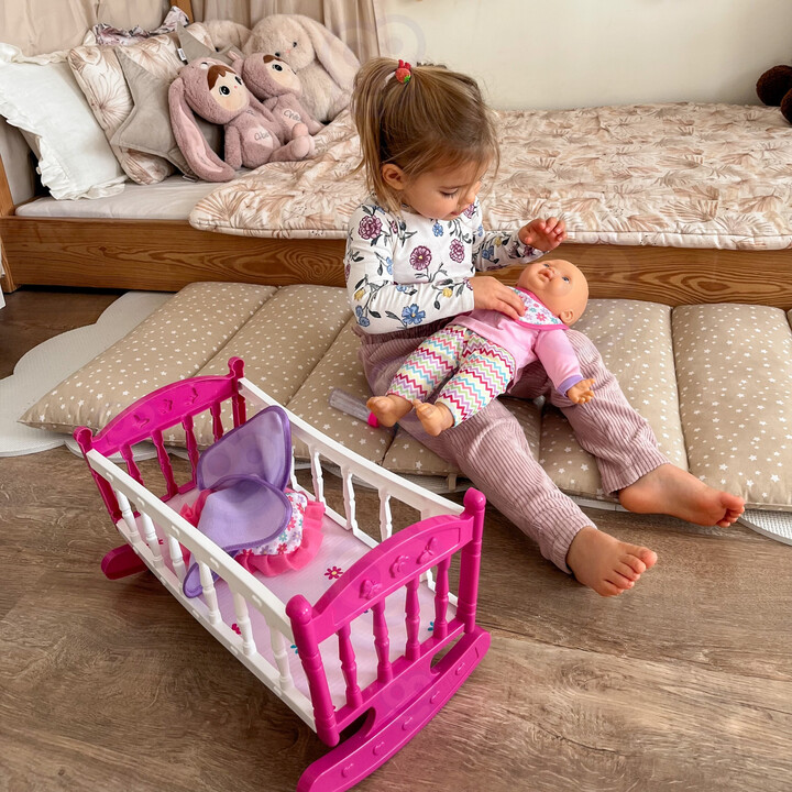 WOOPIE ROYAL XL Unicorn Babysitter with Cradle and Feeding Set