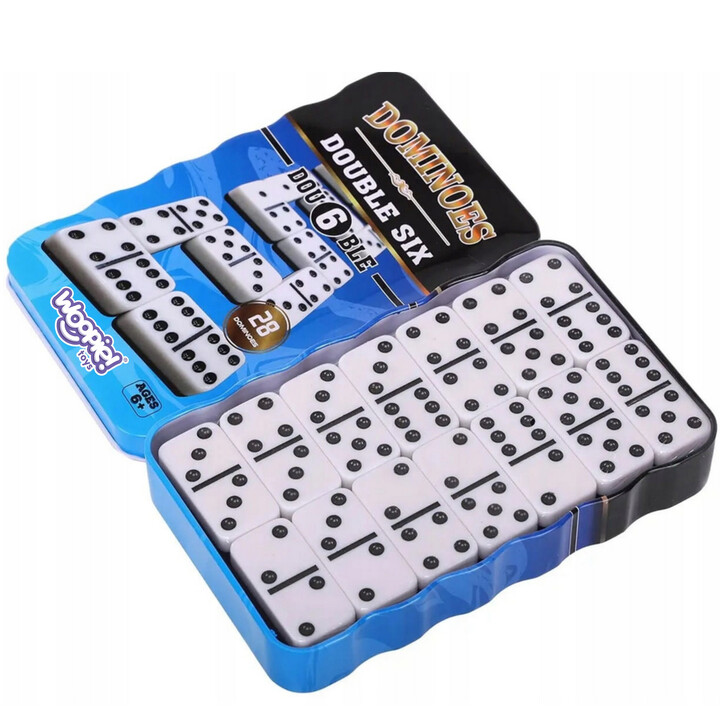 WOOPIE Domino Klasyczna Gra Logiczna 28 Kostek