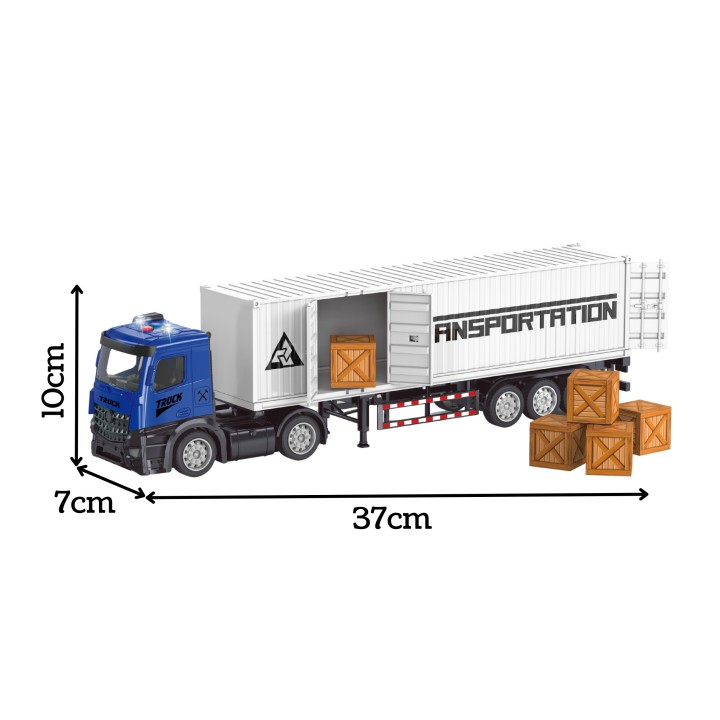 WOOPIE Container Truck with Light and Sound Effects!