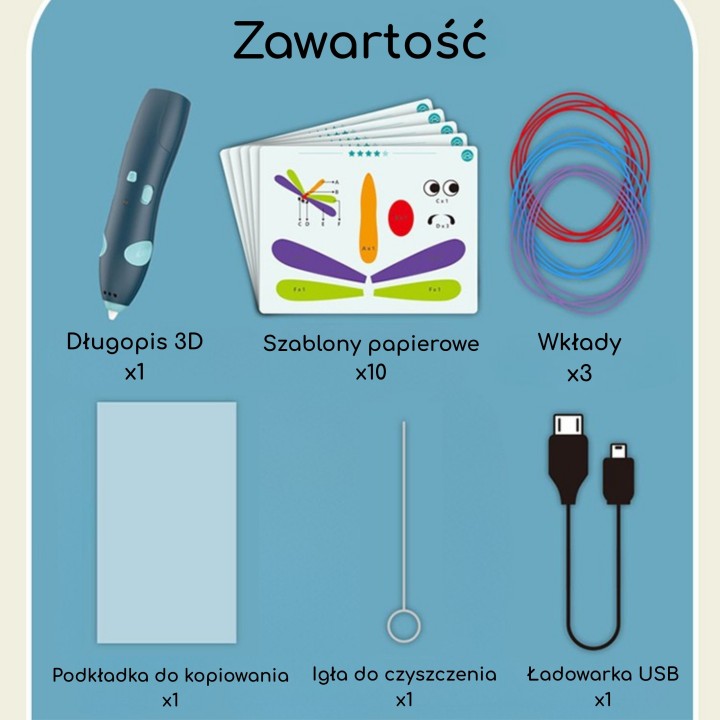 WOOPIE 3D Printer-Pen Safe USB Cartridges