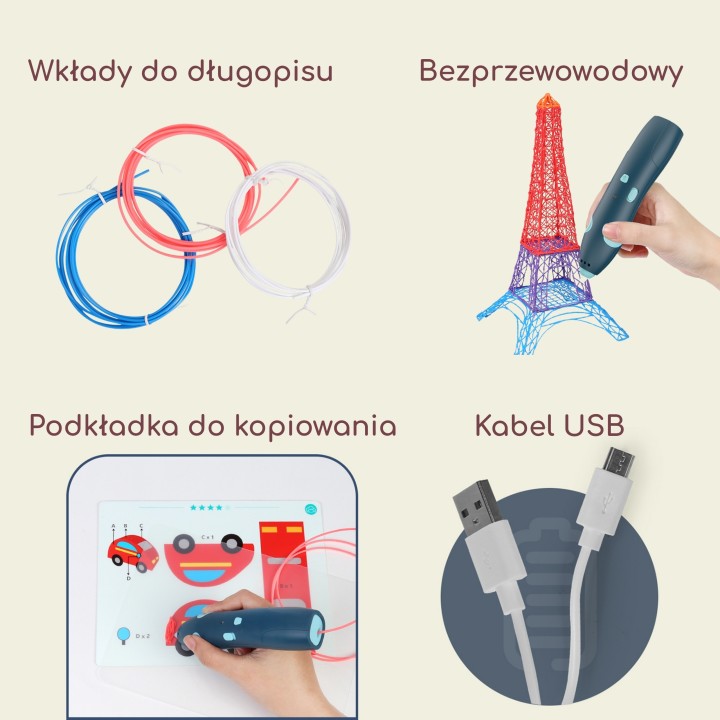 WOOPIE 3D Printer-Pen Safe USB Cartridges