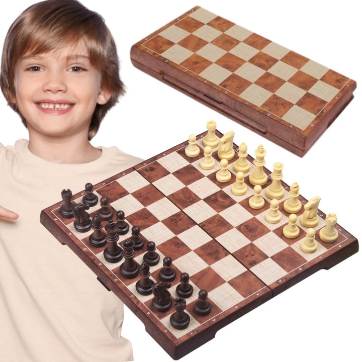 WOOPIE Chess Magnetic Checkers 2 in 1