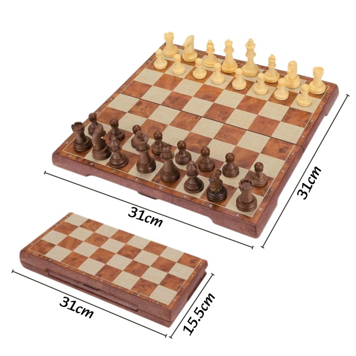 WOOPIE Chess Magnetic Checkers 2 in 1