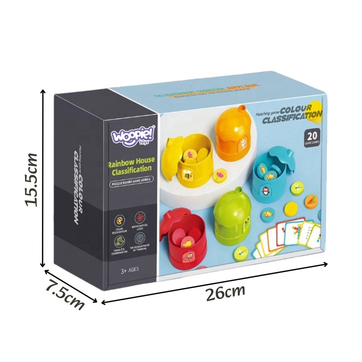 WOOPIE Educational Logic Game Color Sorter Classification